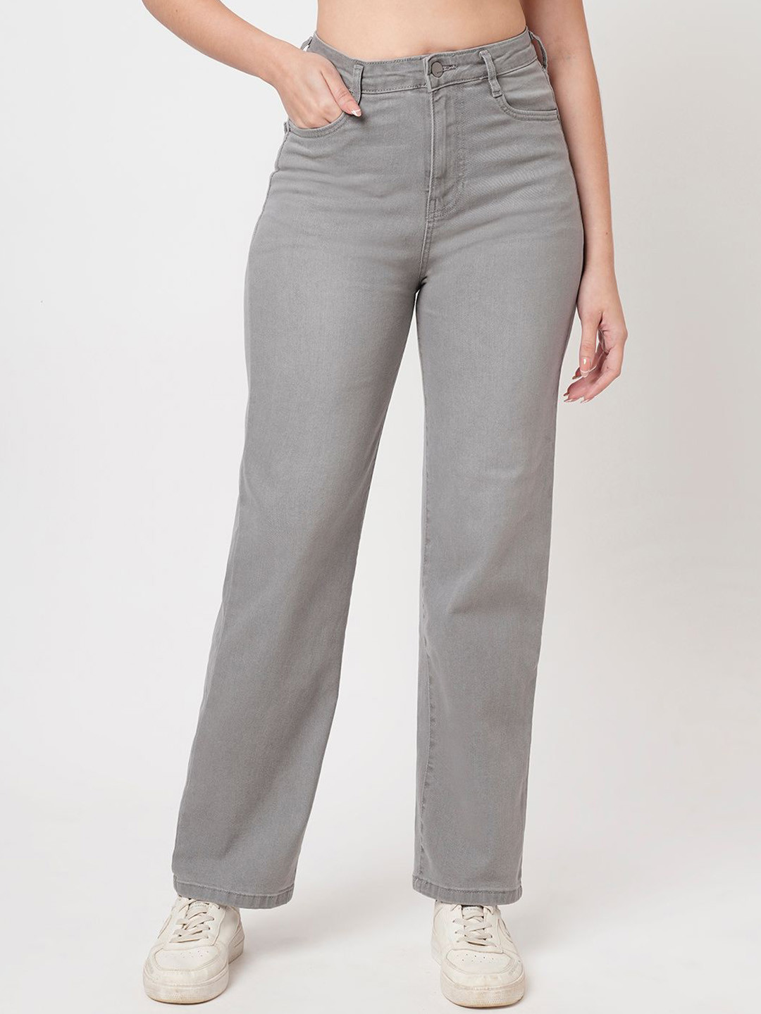 Kraus Jeans Women High-Rise Straight Fit  Jeans