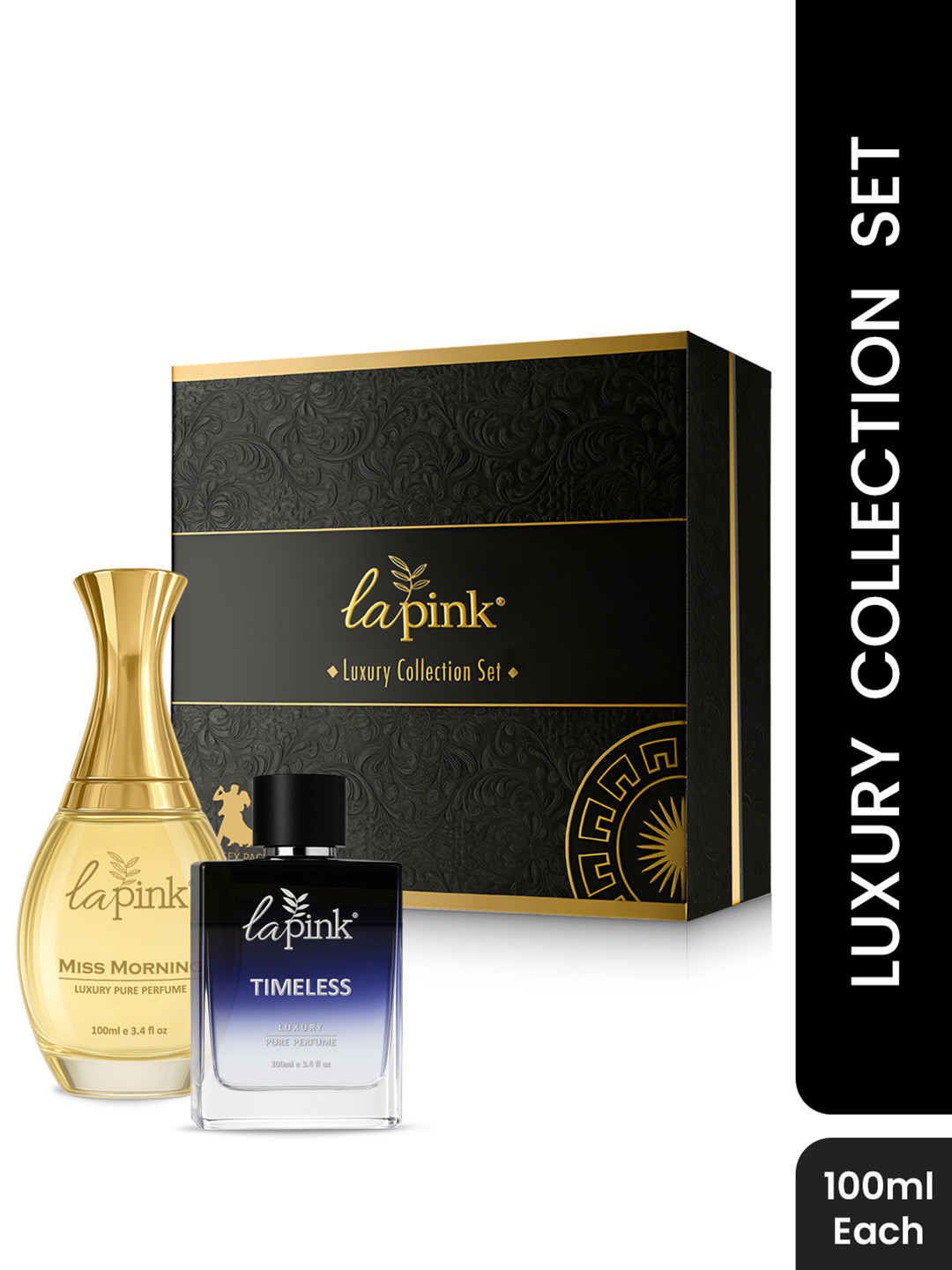 La Pink Set Of 2 Timeless & Miss Morning Long Lasting Perfume - 100 ml Each