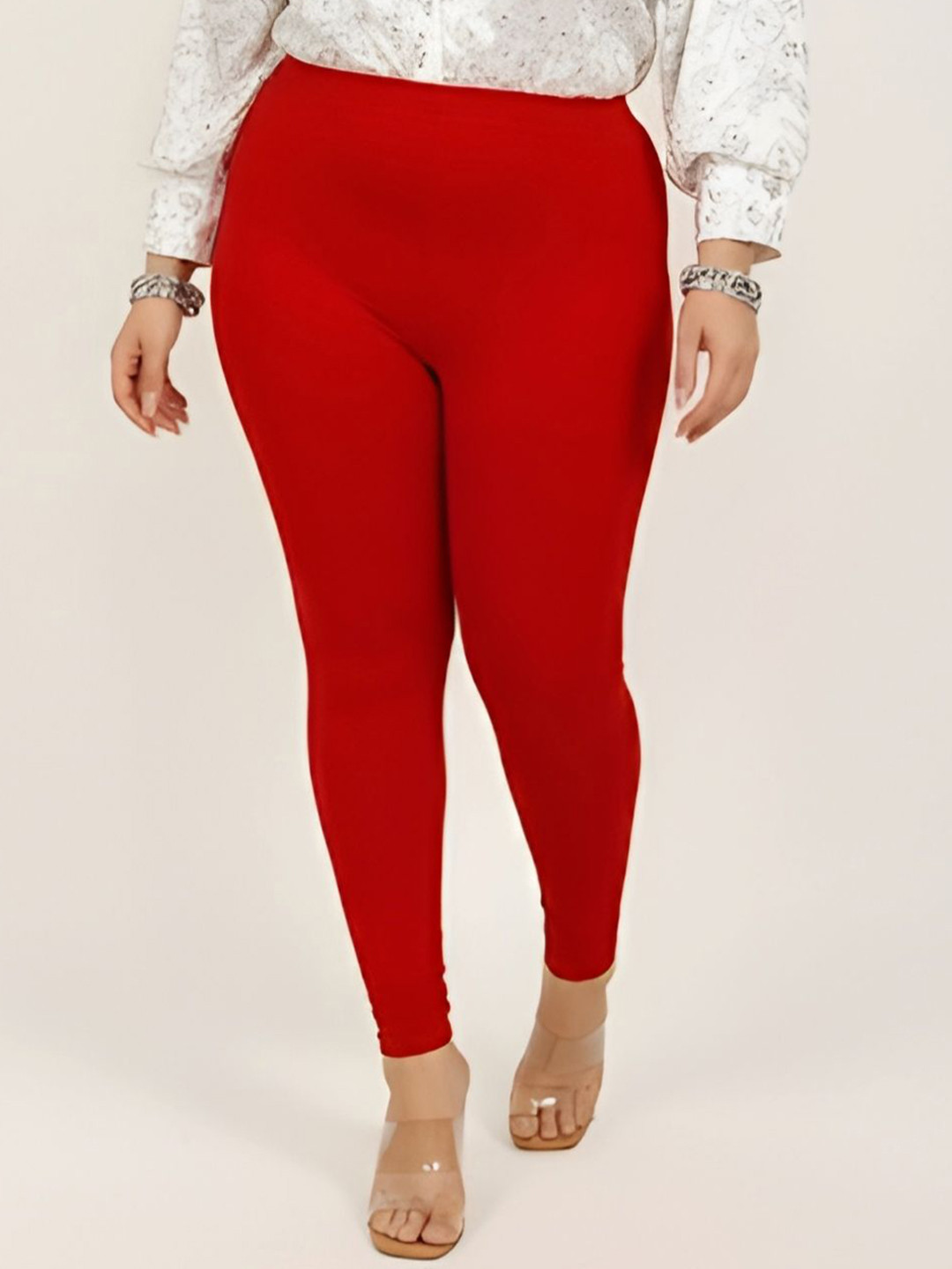 MICHAEL KOVLIN Women Cotton Ankle Length Casual Wear Comfort Leggings