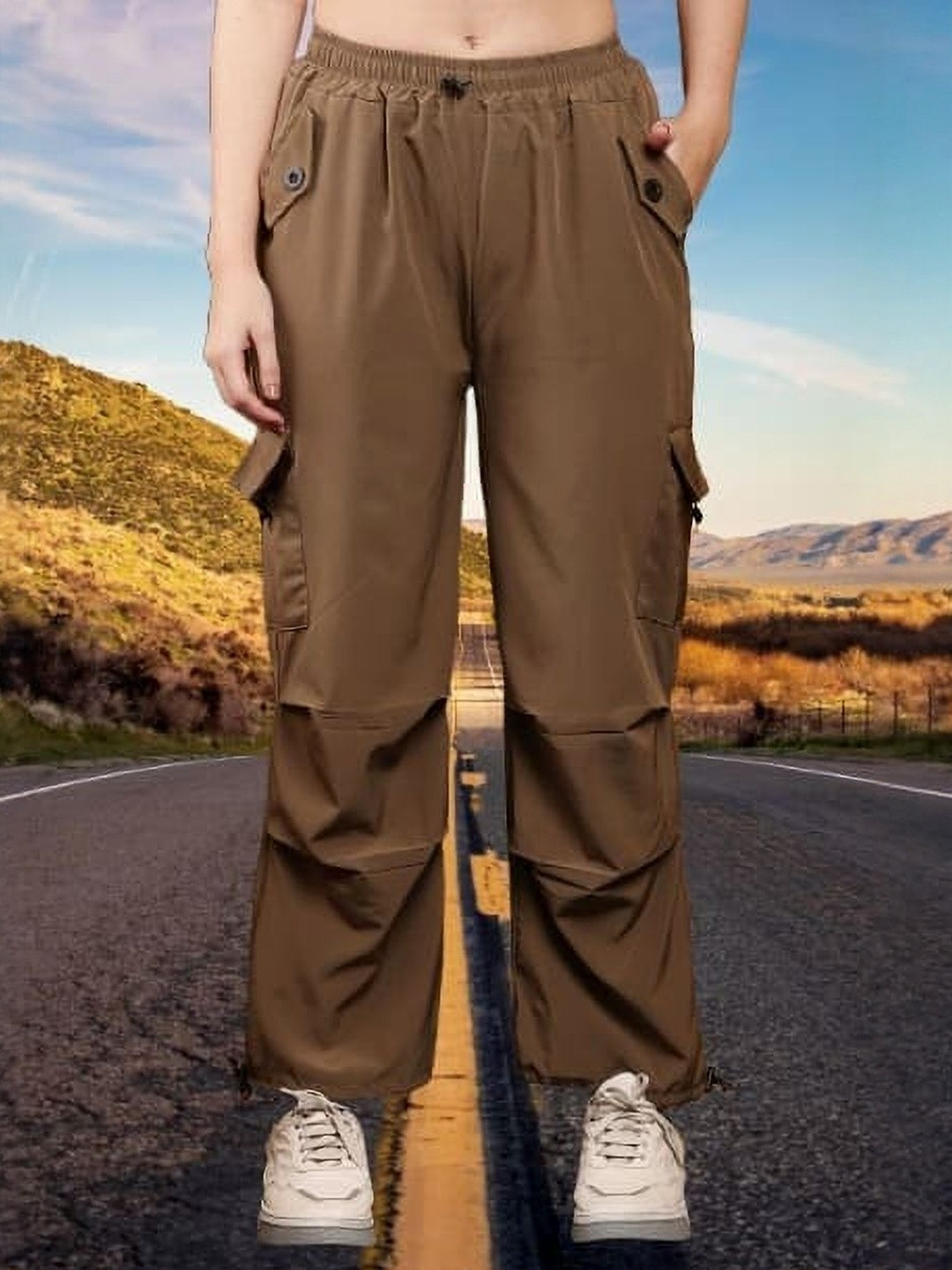vashist Women Polyester Cargo Pants