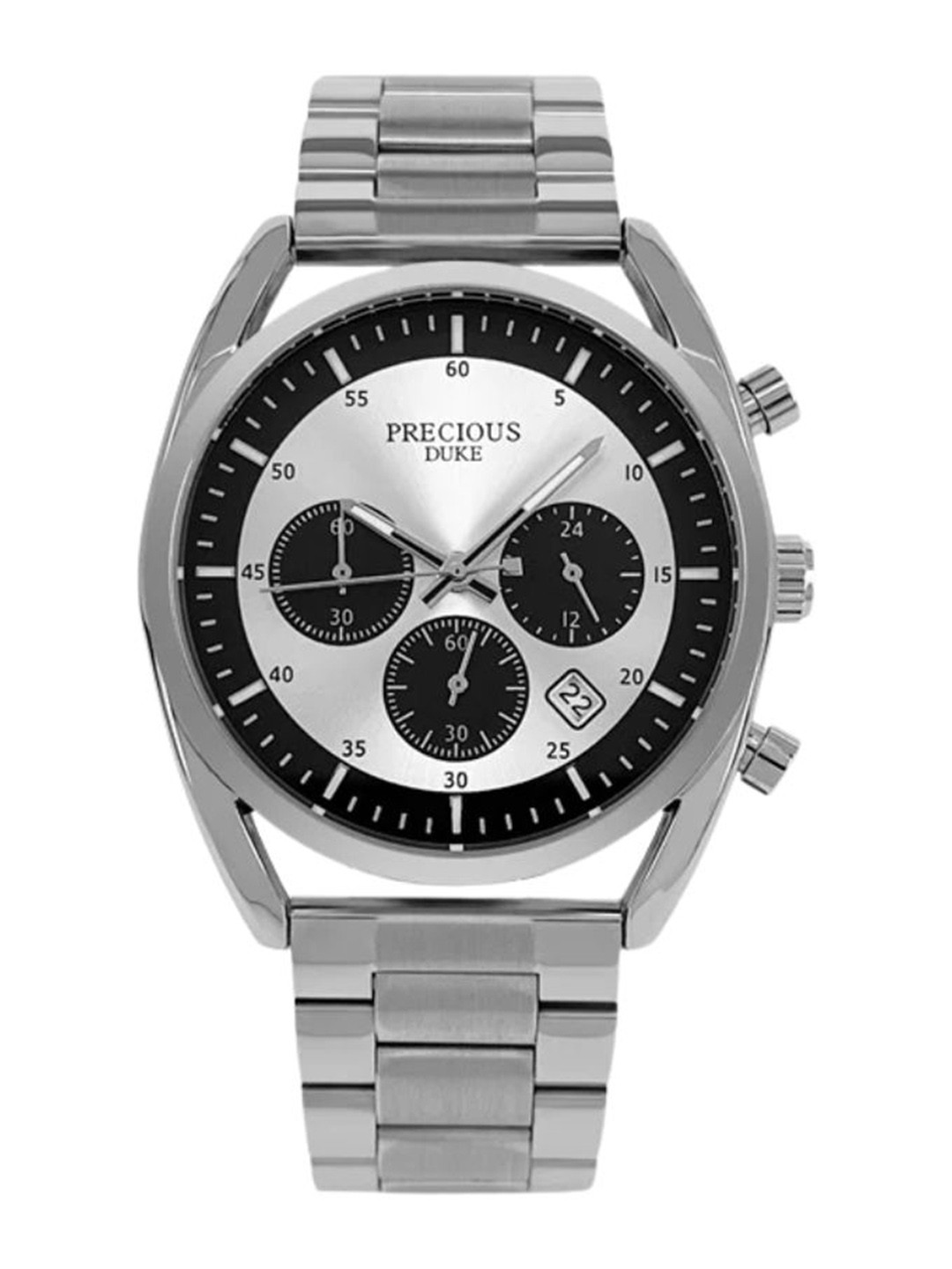 Precious Duke Men Dial & Stainless Steel Straps Analogue Watch PD368108-902363461776
