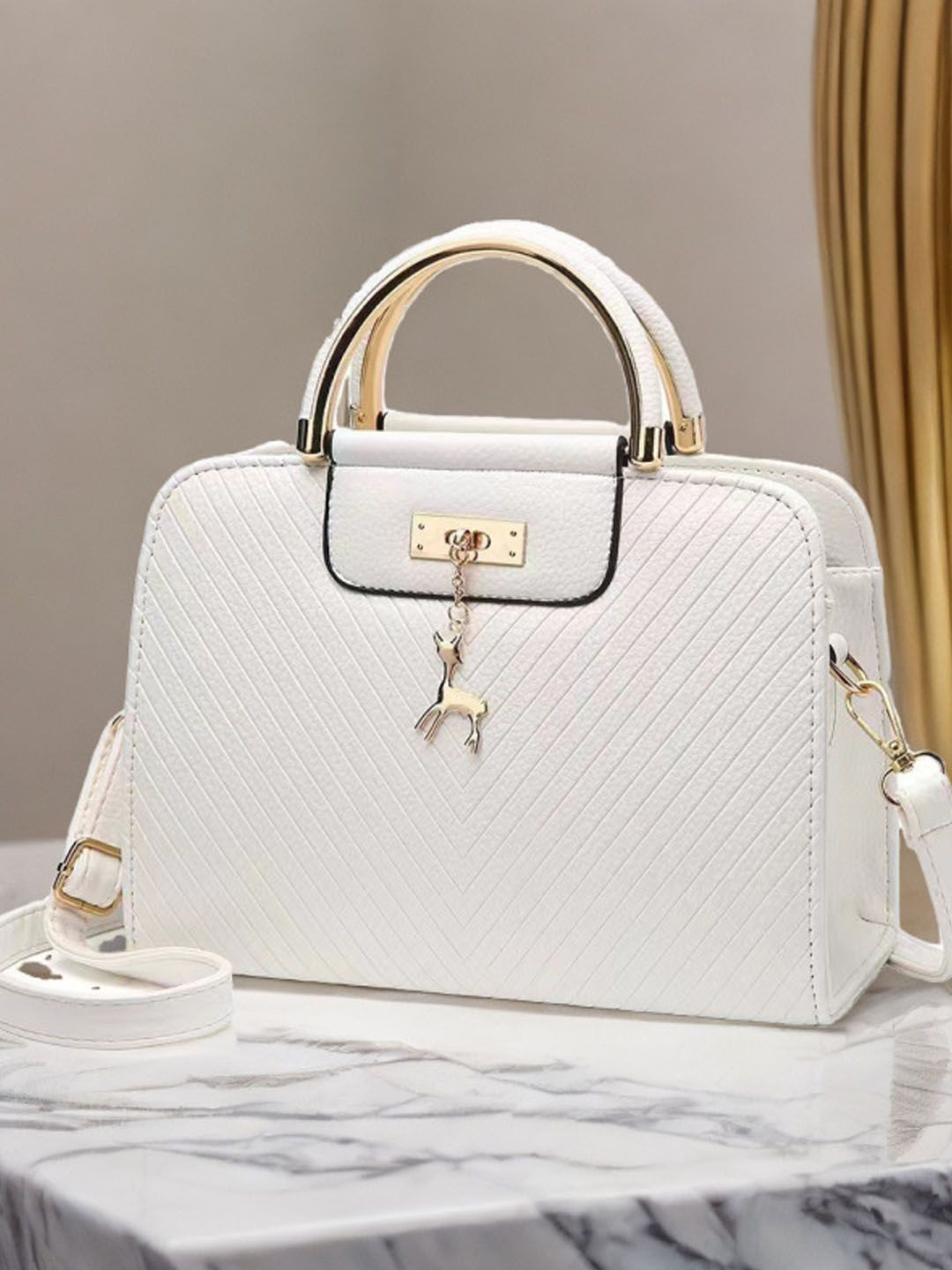 StyleCast Women Bucket Leather Sling Bag