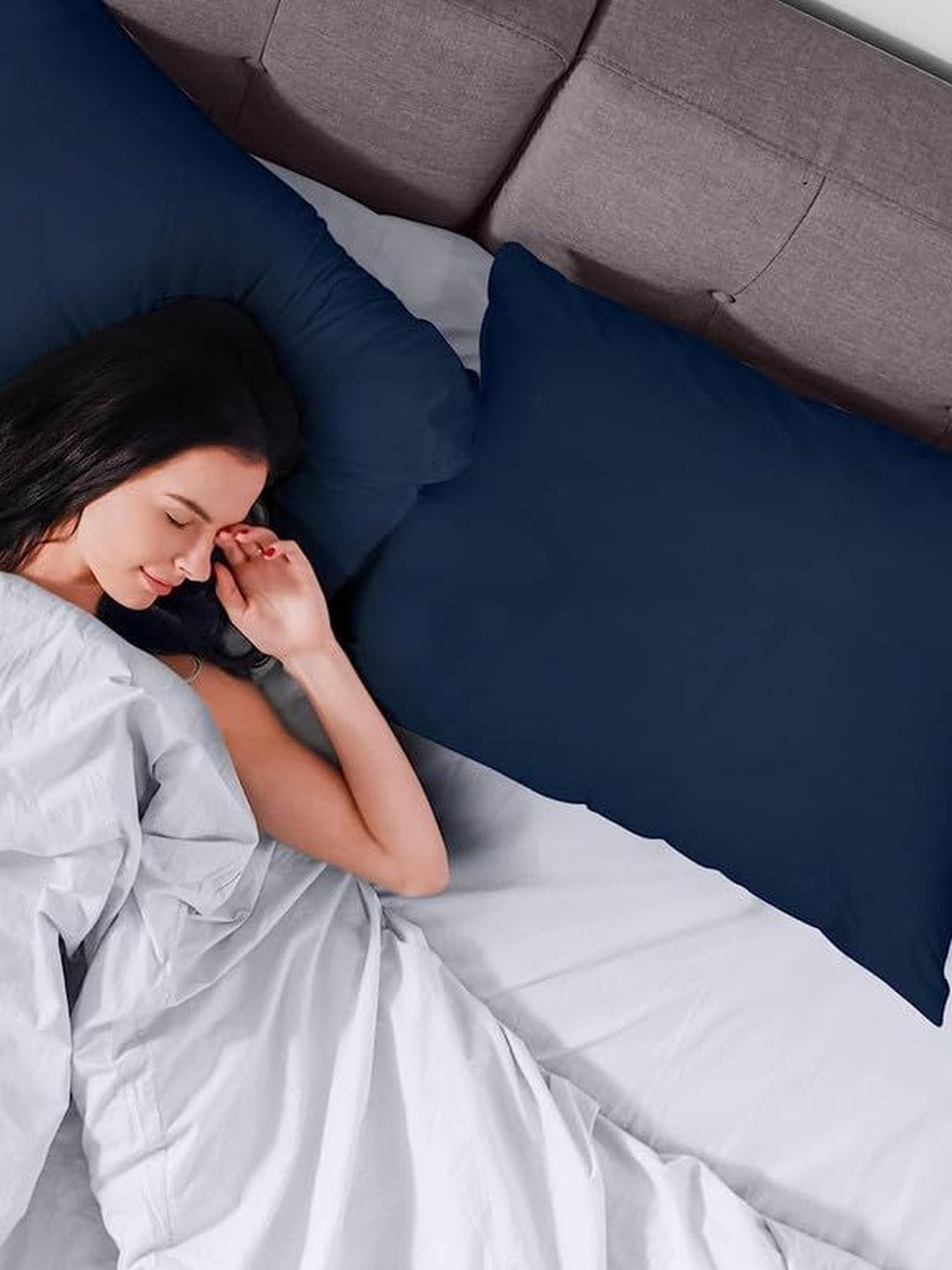 AG's Active Unisex Set Of 2 Cotton Filled Zipper Standard Size Pillow Protector