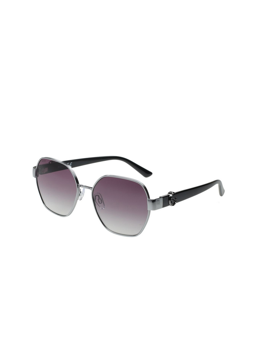 SCOTT Women Grey Lens & Silver-Toned Round Sunglasses With UV Protected Lens