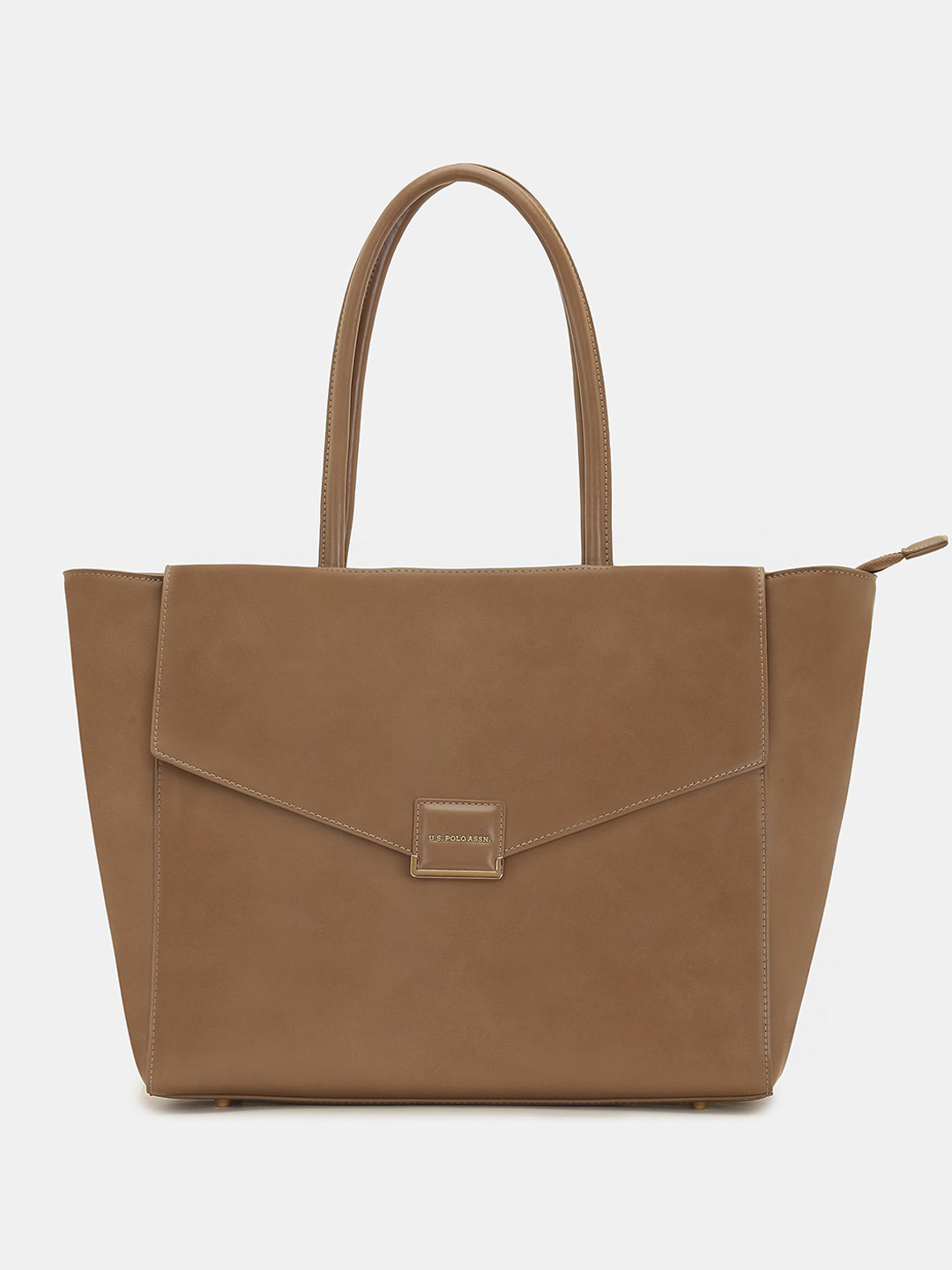 U.S. Polo Assn. Women Belle Dark Grey Tote Bag