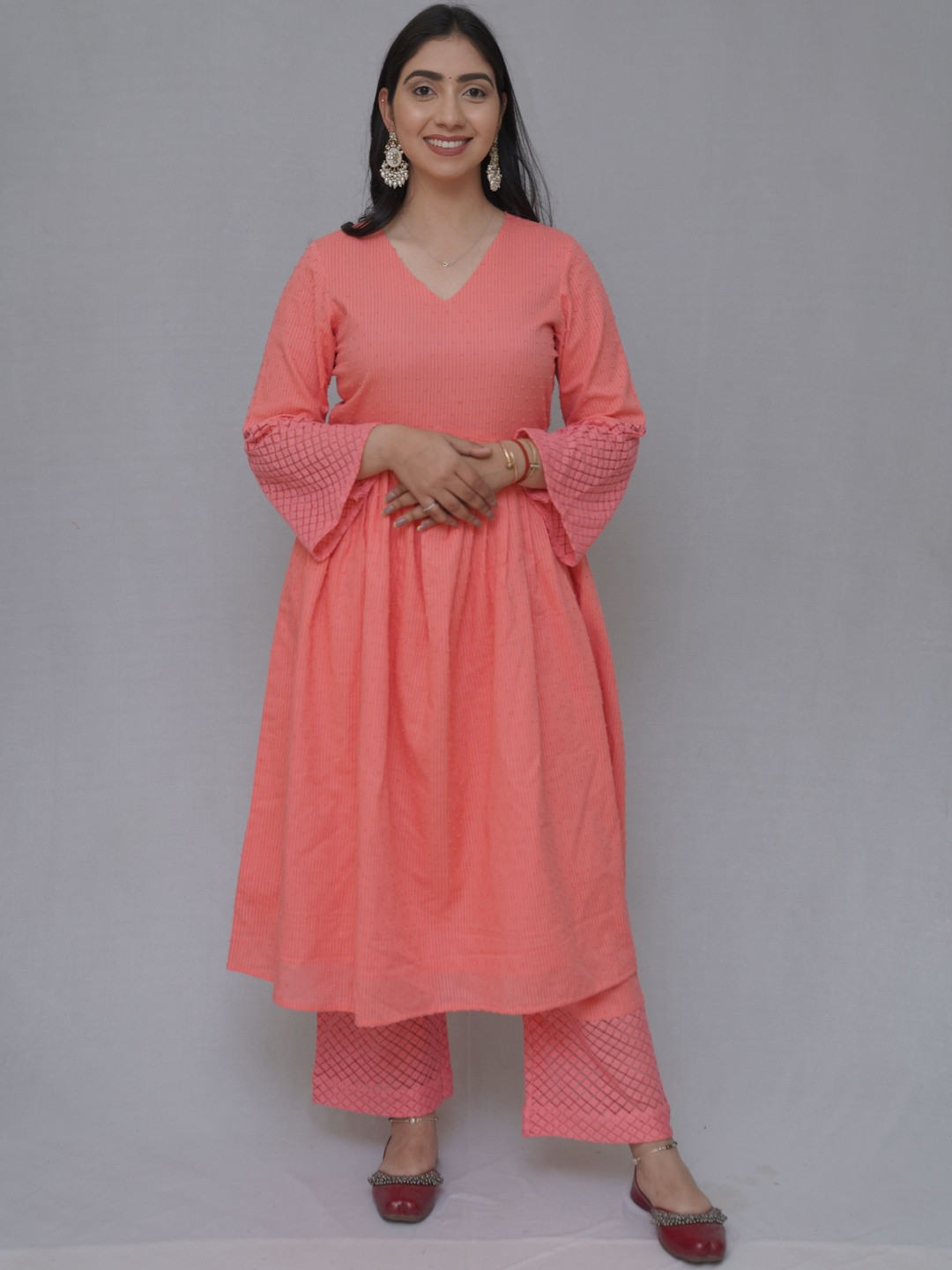 IMONI Pure Cotton Kurta With Trouser