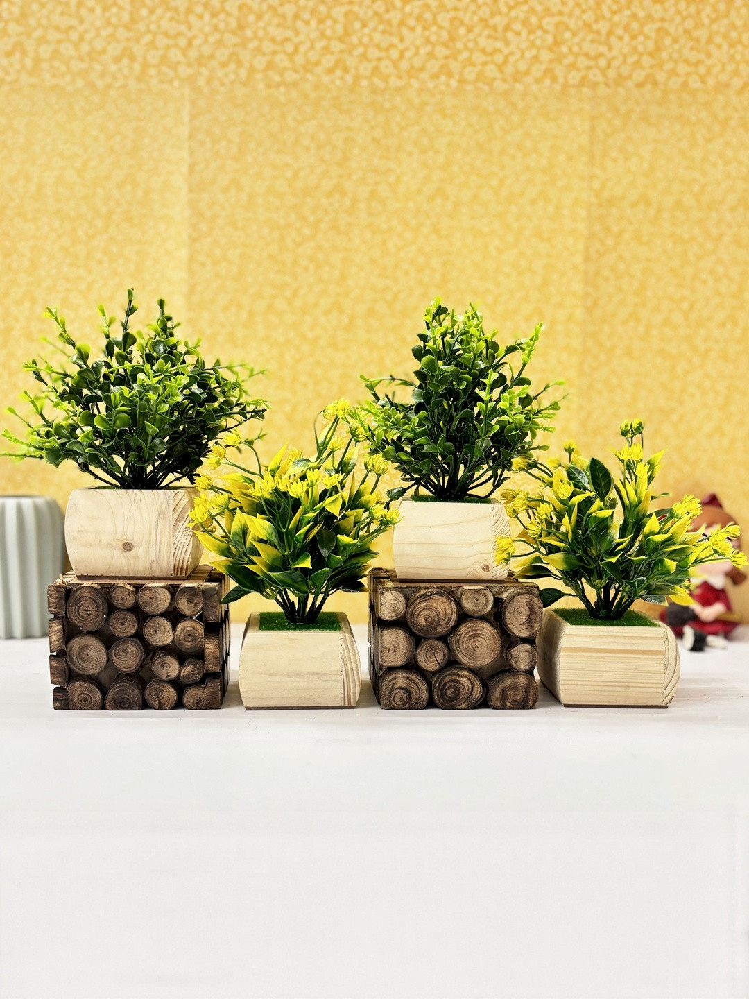 Dekorly Multi   Artificial Flowers & Plants With Pot
