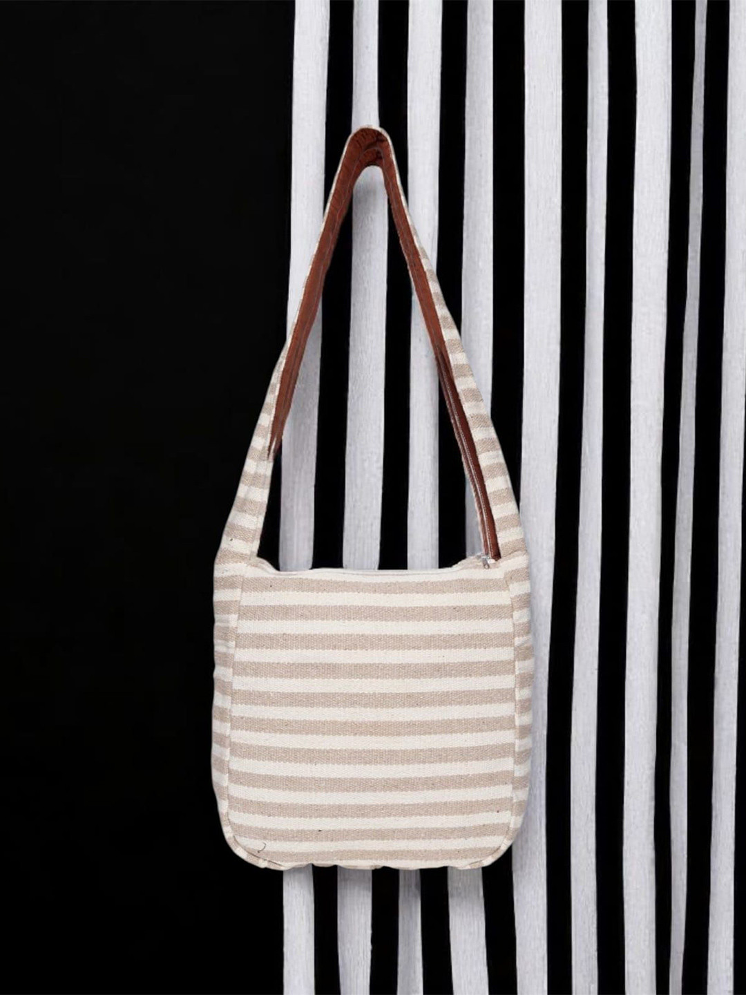 ASTRID Printed Shopper Hobo Bag With Quilted