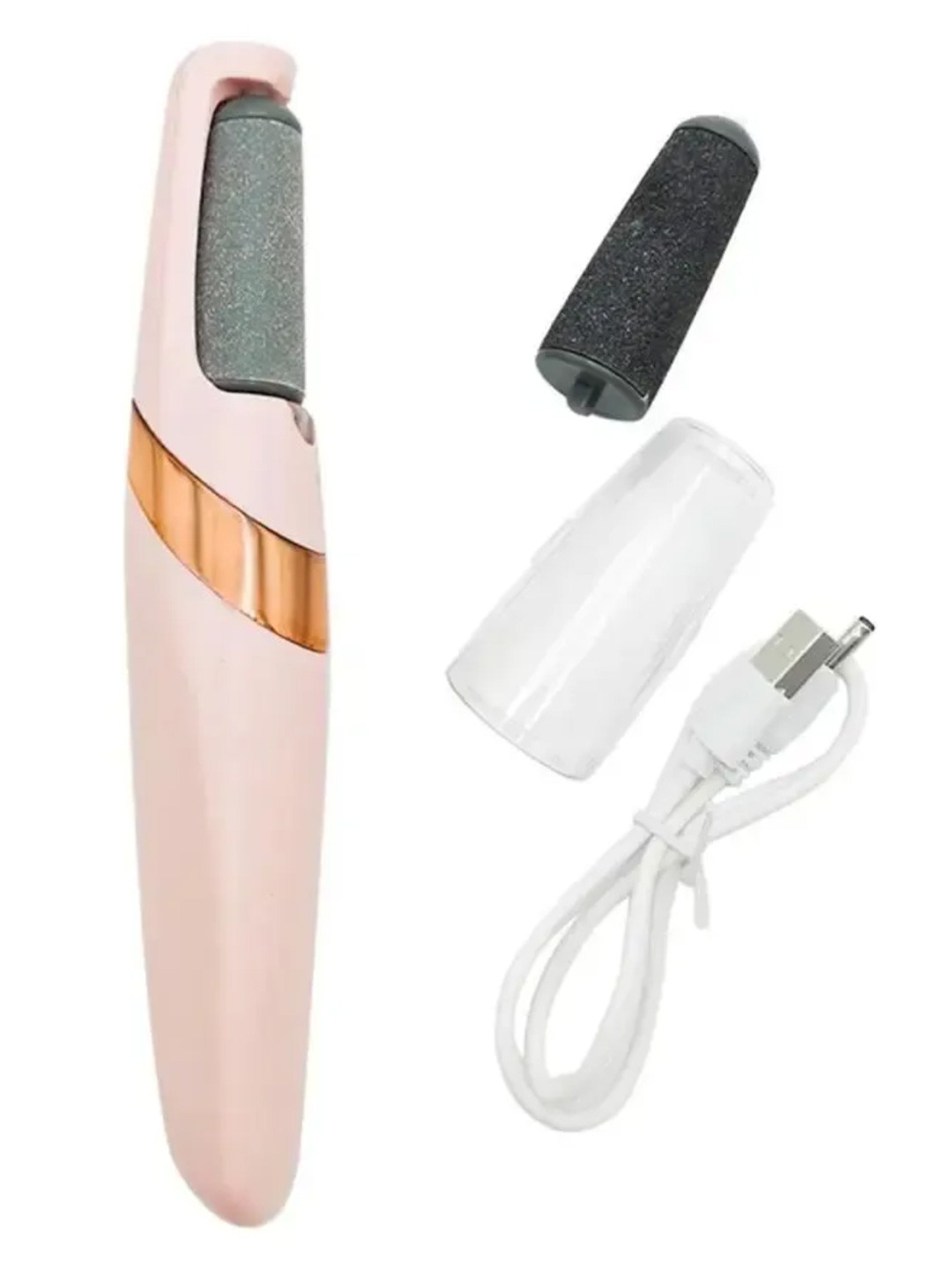 semino Rechargeable Electric Callus Remover & Foot Scrubber With 2 Rollers