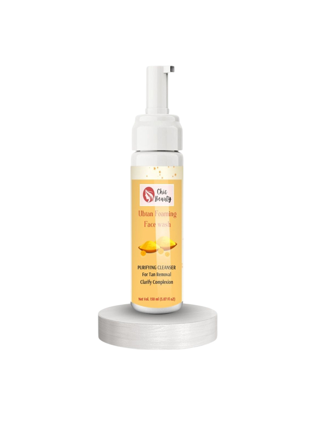 CHIC BEAUTY Ubtan Foaming Face Wash - 150 ml