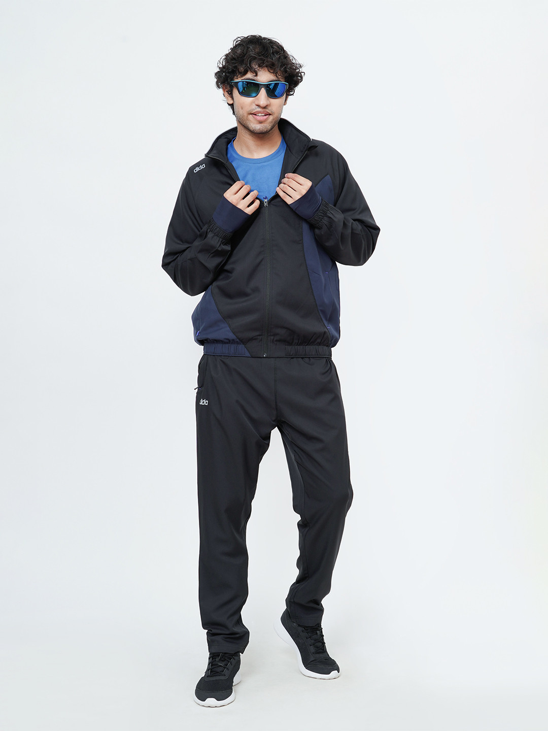 DIDA Men Comfort Fit Mock Collar Active Premium Tracksuits