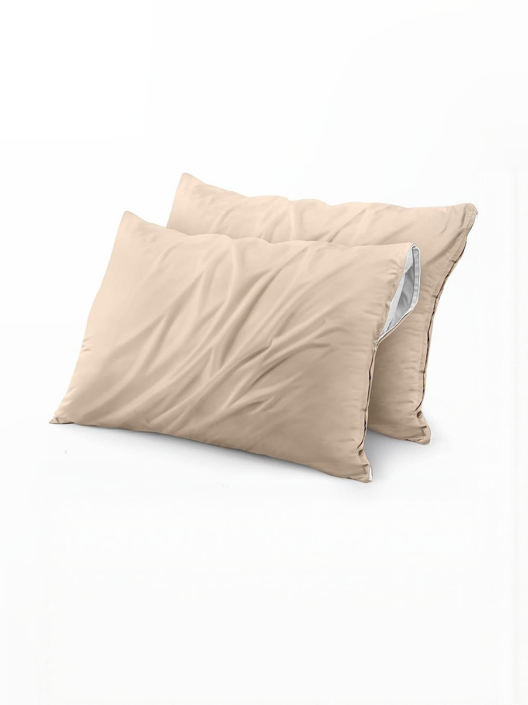 AGS ACTIVE Pack Of 2 Cotton Filled Zipper Standard Size Pillow Protector