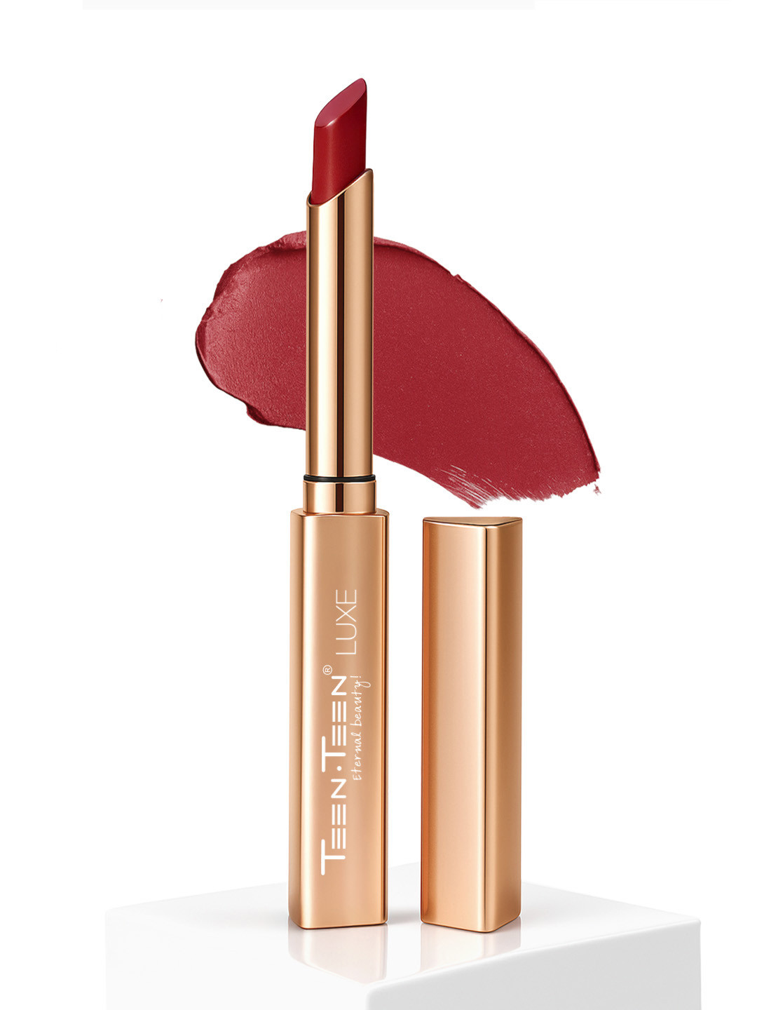 TEEN TEEN COSMETICS Luxe Matte Non Transfer Long Lasting Lipstick - 1 g - American-Red 08