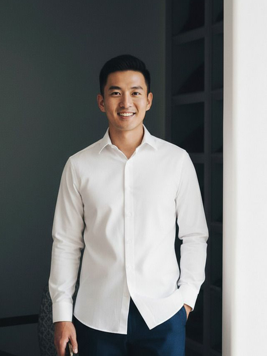 VEYTRO Spread Collar Regular Fit Formal Shirt