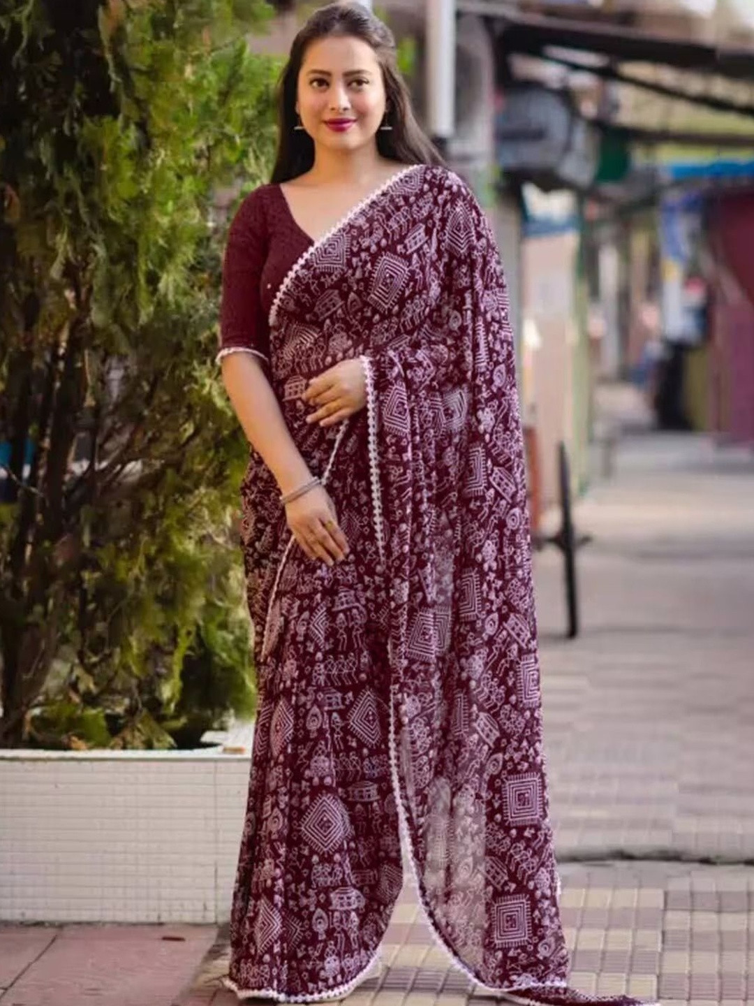 Moda Rapido Kalamkari Printed Saree