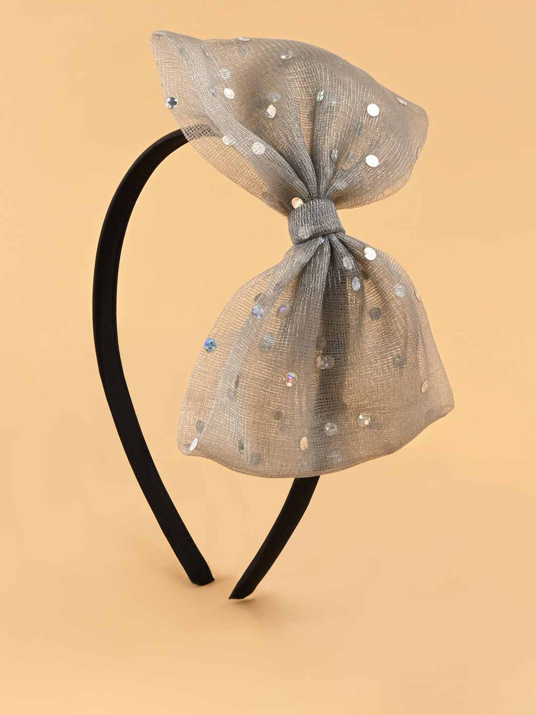 Aye Candy Girls Diamond Embossed Bow Hairband