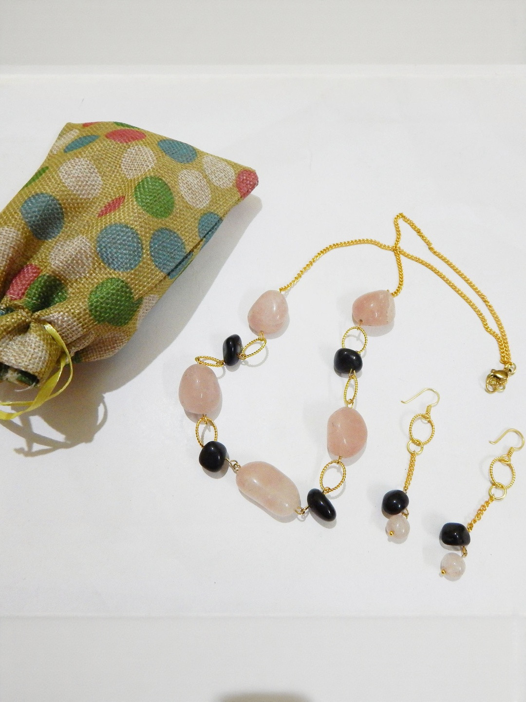 Jaya Vision Jewelry Multicolor Quartz Jewellery Set