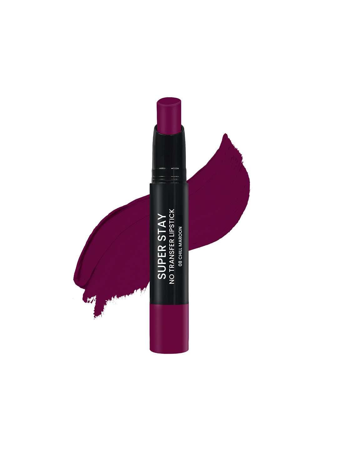 Maliao Stay Crush Waterproof Crayon Lipstick 3.8 g- Chill Maroon 08