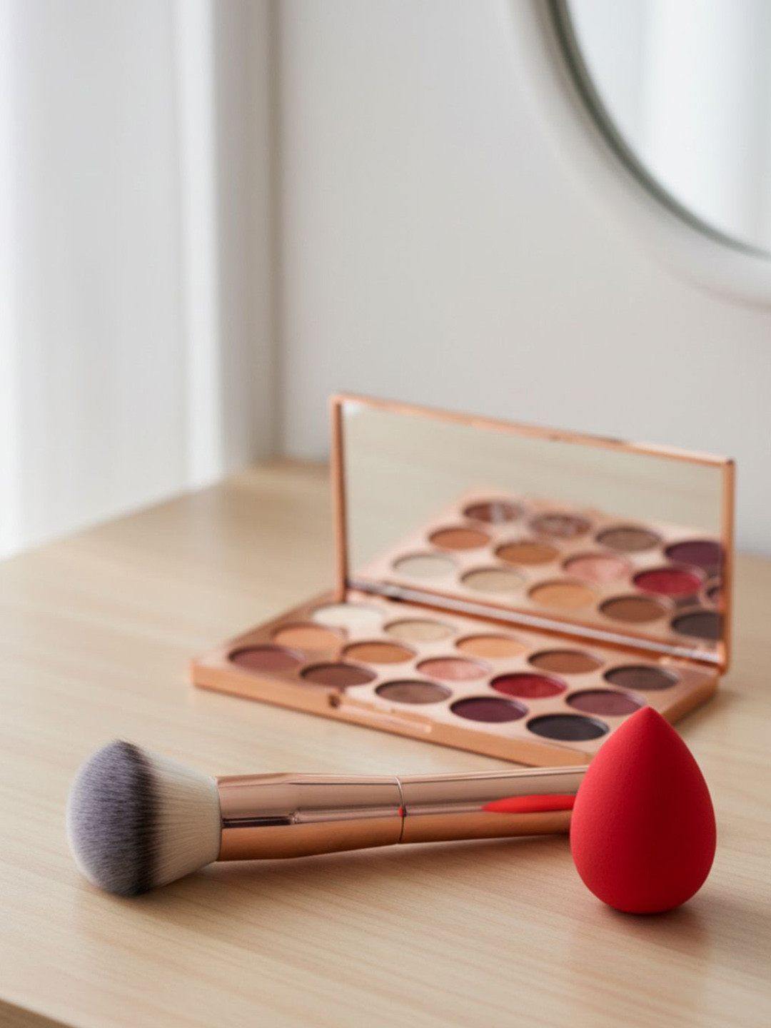 MEPOINT Soft Bristle Blush Brush - Rose Gold