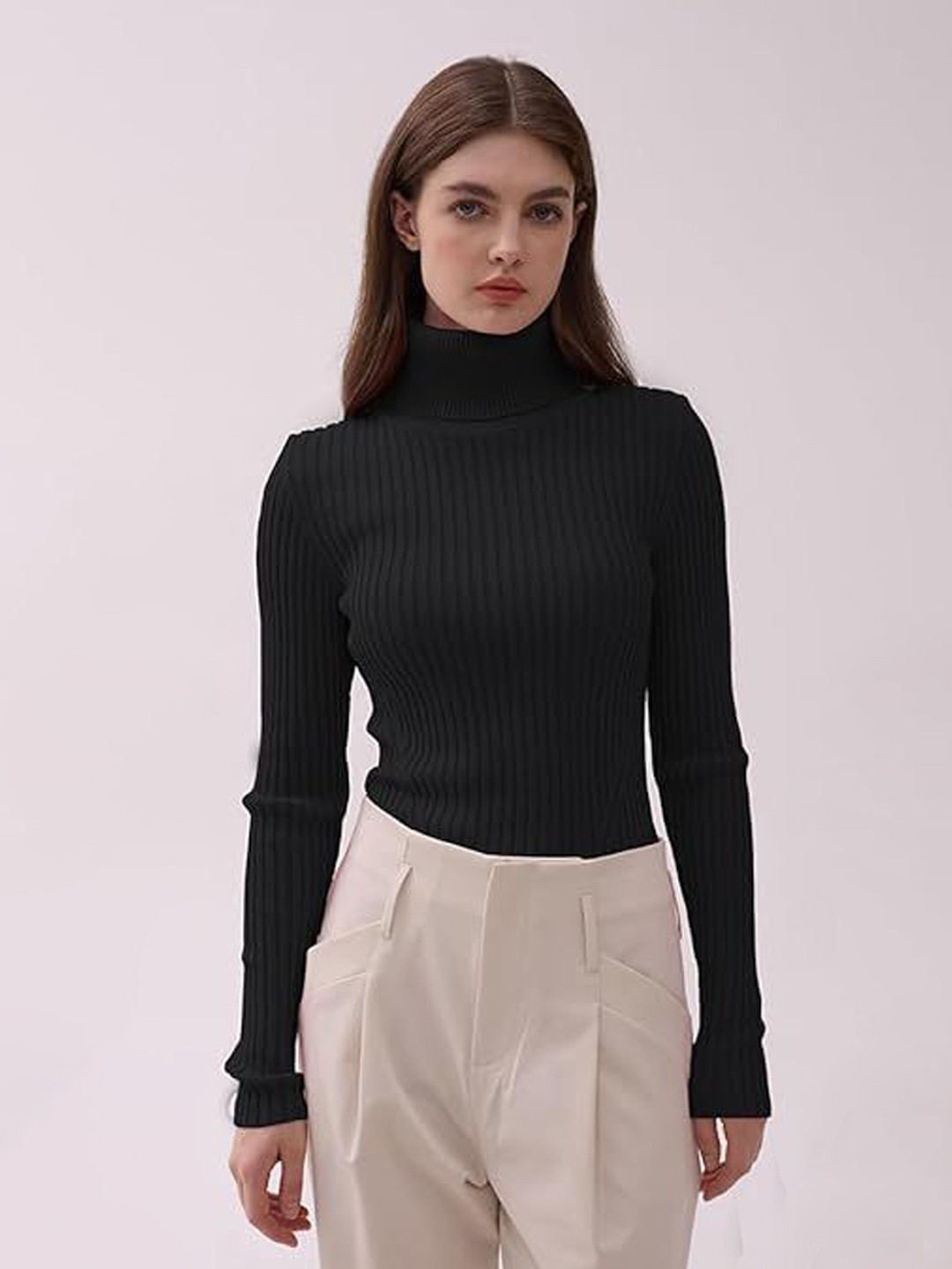 Rishab Overseas Women's Solid Sweatshirt