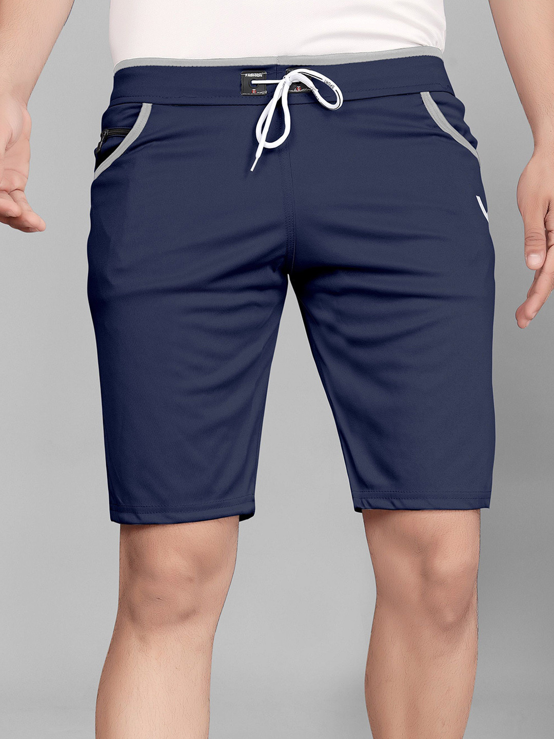 VINTHON Men Regular Fit Mid-Rise Running Sports Shorts
