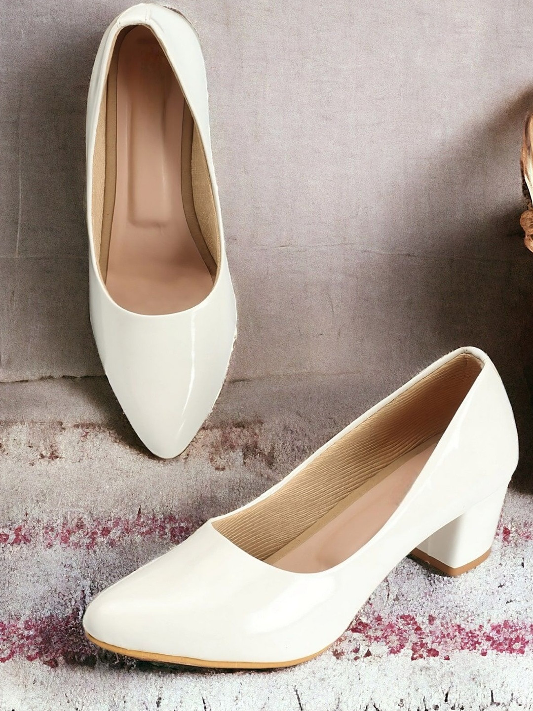 Shoesphere Women High-Top PU Block Mules