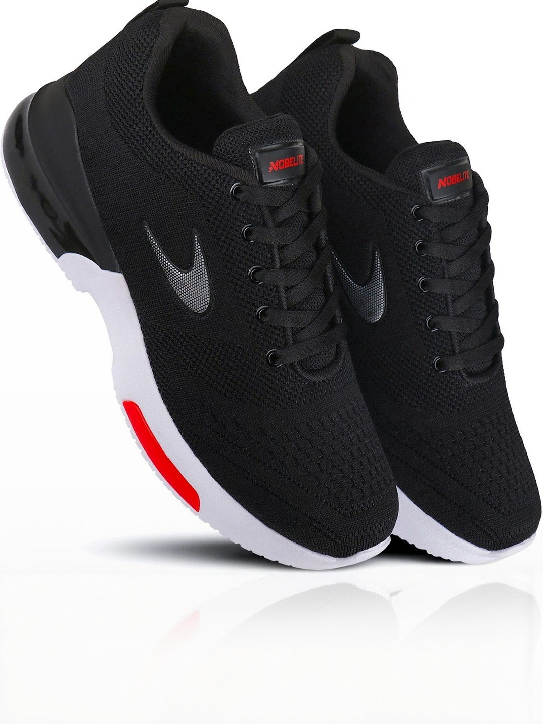 NOBELITE Men Round Toe Lace Up Memory Foam Casual Sneakers