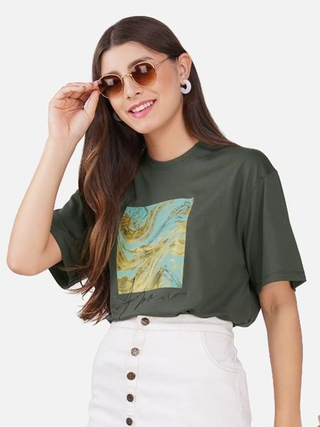 jay surya creation Graphic Printed Cotton T-shirt