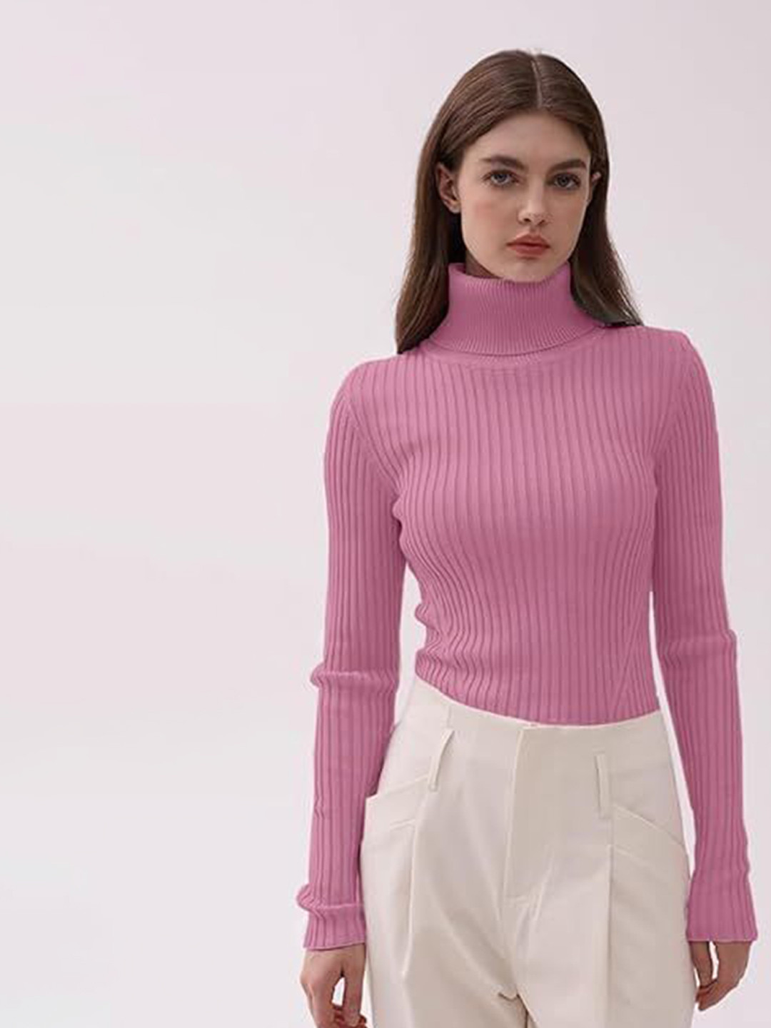 BISAL Women Solid Full Sleeve Sweatshirt