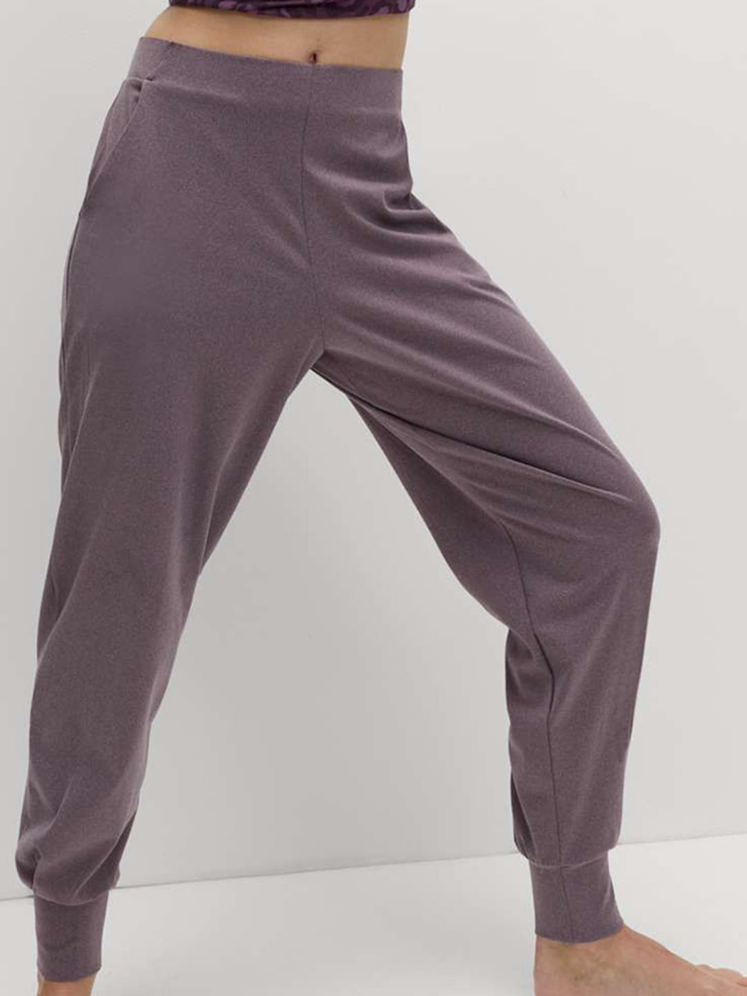 Marks & Spencer Women Go Balance High Waisted Tapered-Fit Joggers