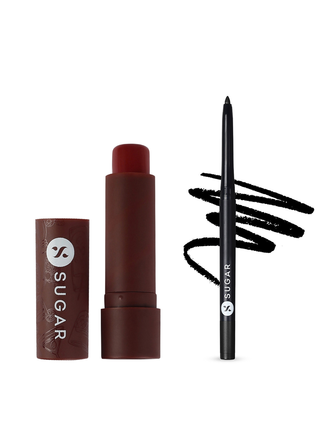 SUGAR Set of Tipsy Lips Moisturizing Balm & Kohl Of Honour Kajal