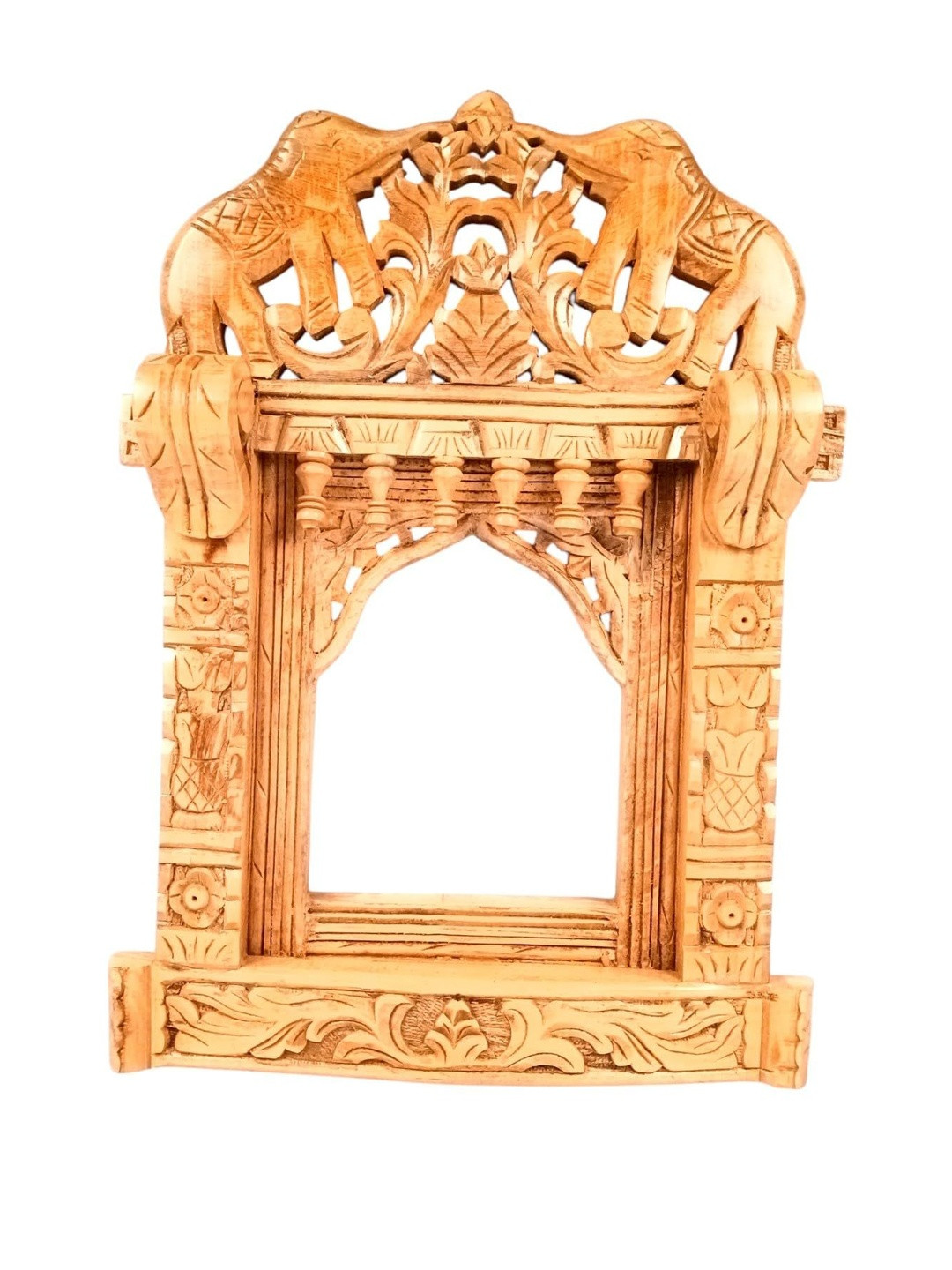 Apka Mart Elephant Jharokha Wooden Frame