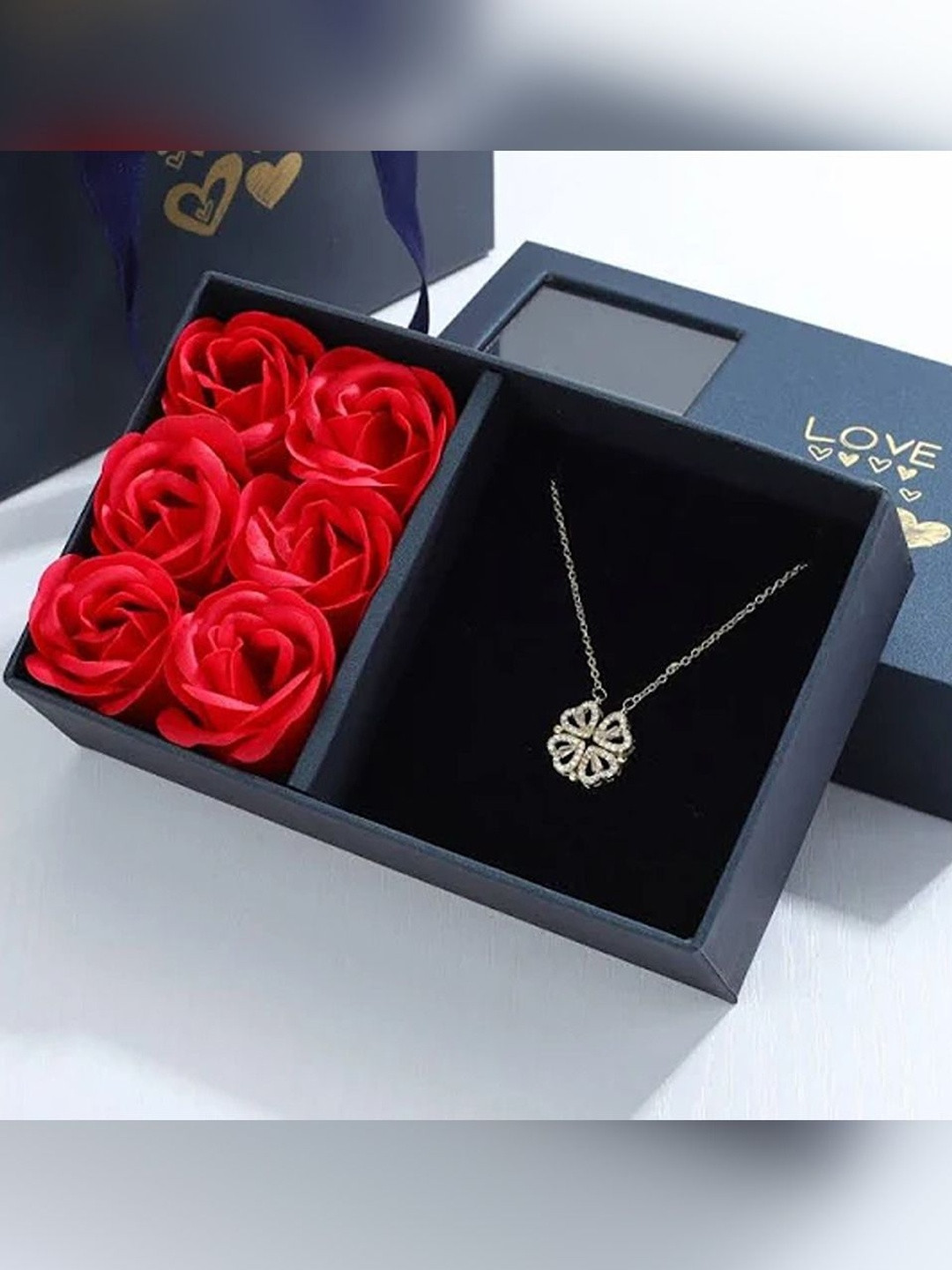 TULIPMASH Brass Statement Necklace