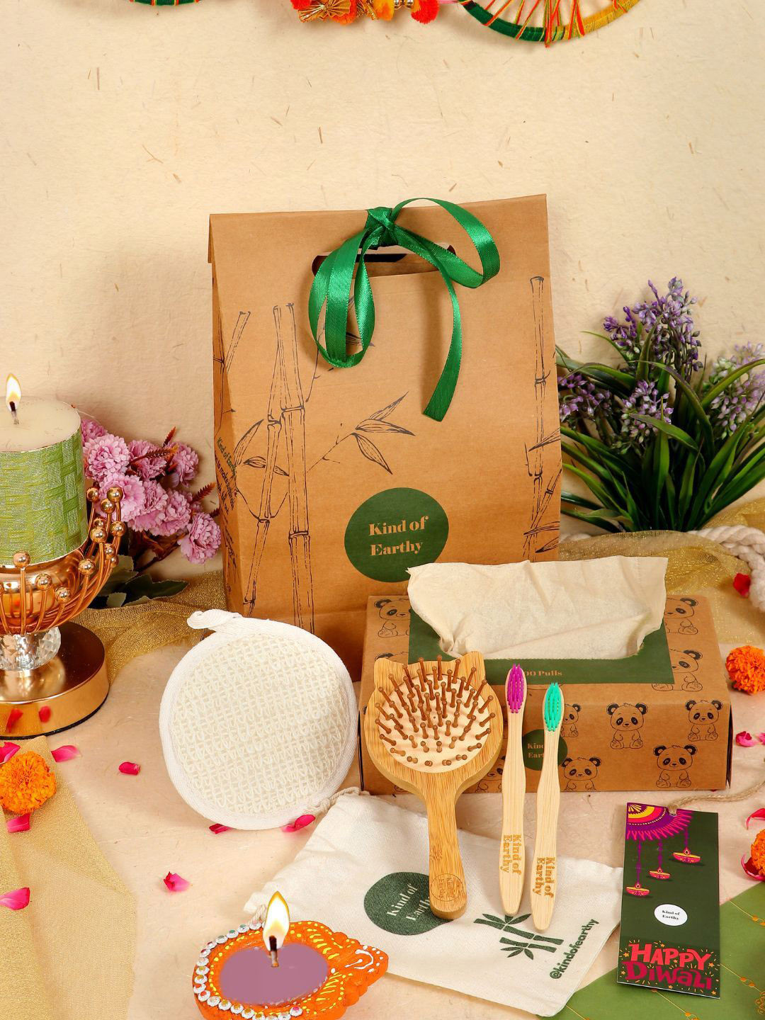 Kind of Earthy Set Of 5 Bath & Body Gift Set