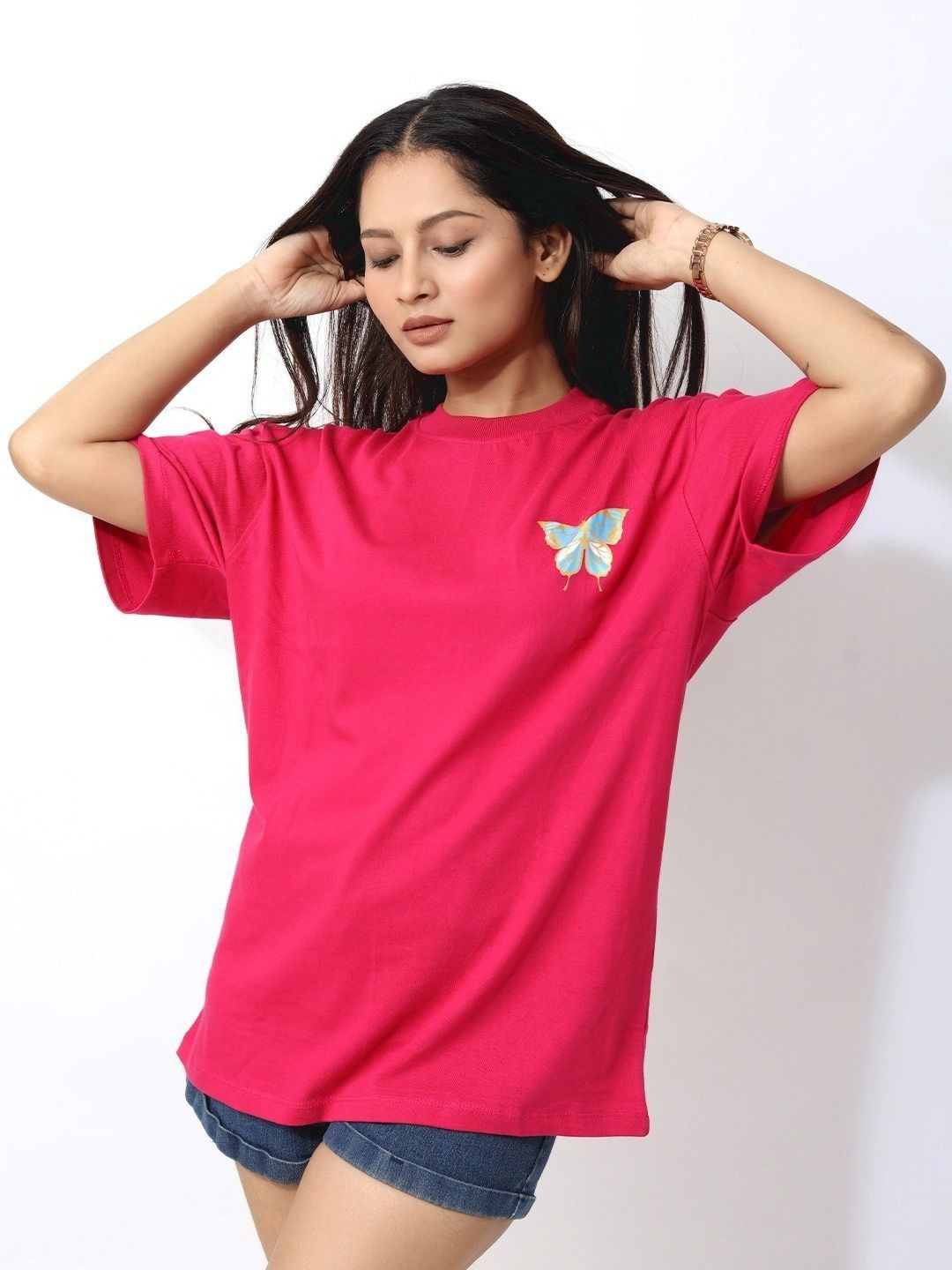 S R S FASHION Graphic Printed Round Neck Cotton Regular Fit T-shirt