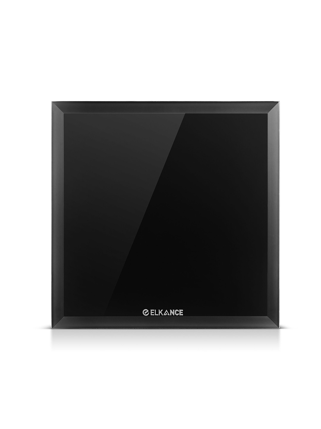 Elkance Black Axial Bliss 6 150 MM Exhaust Fan With Front Glass Panel Blind