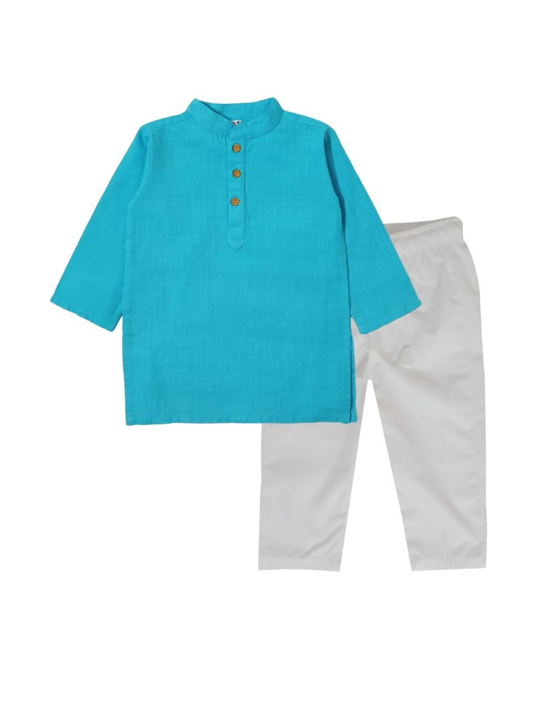 SNOWFLAKES Boys Solid Kurta with Pyjamas