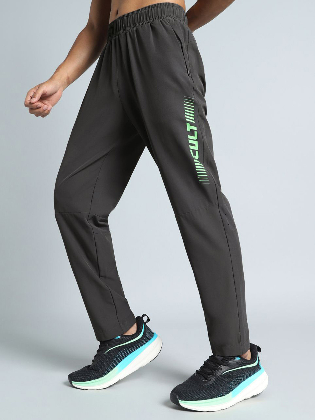 CULT Men Dark Grey Train All Format Training Trackpant