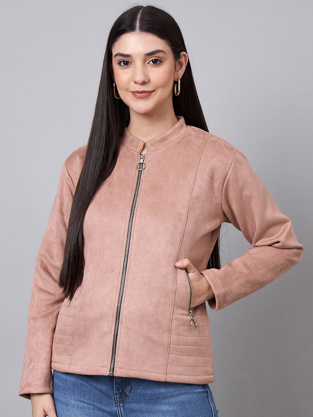 Spink Suede Lightweight Biker Jacket