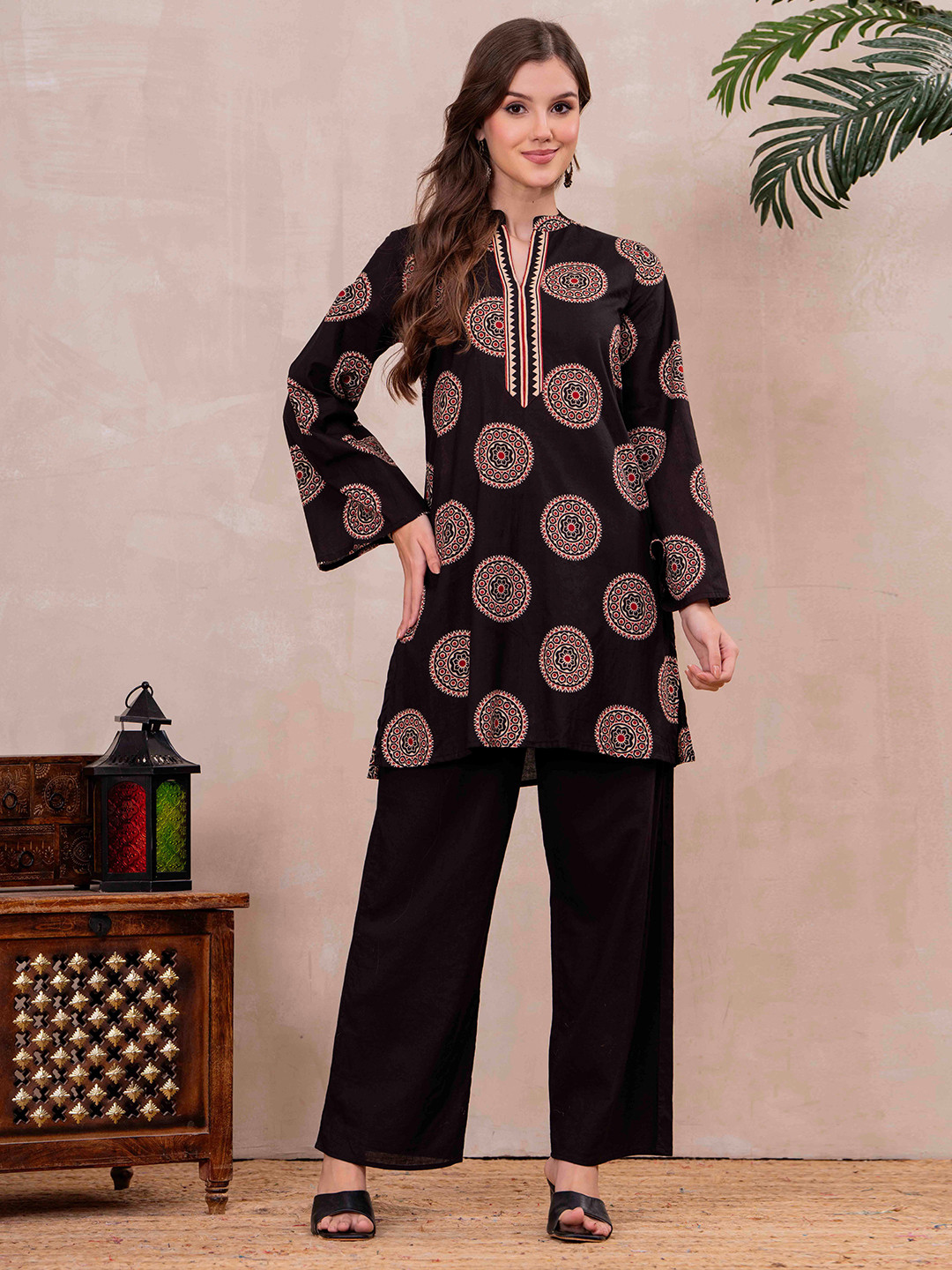 Mizaz Women Ethnic Motifs Printed Kurti