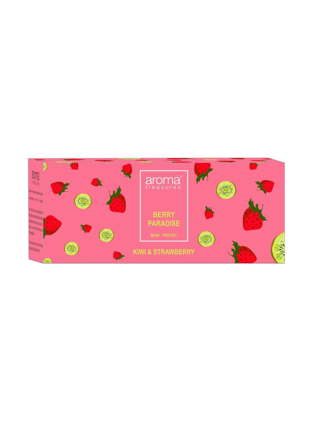 Aroma Treasures 5 Step Fruit Fizzies Berry Paradise Manicure & Pedicure Kit - 10 ml Each