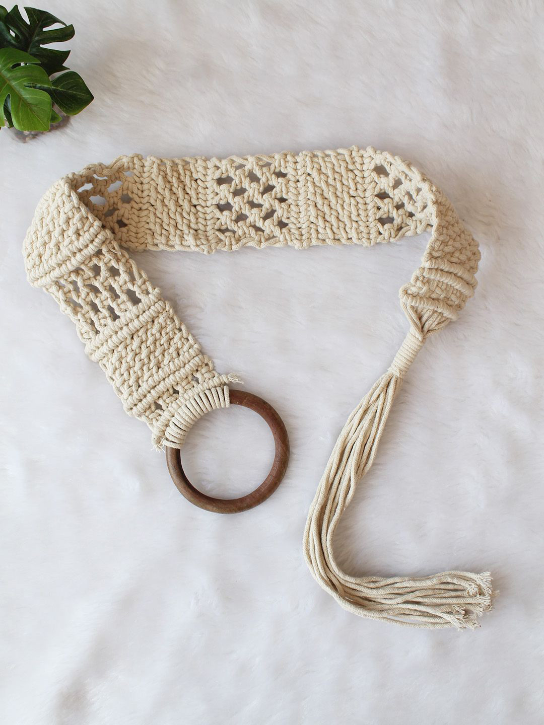 Velvery Women Bohemian Macrame Cotton Braided Belt