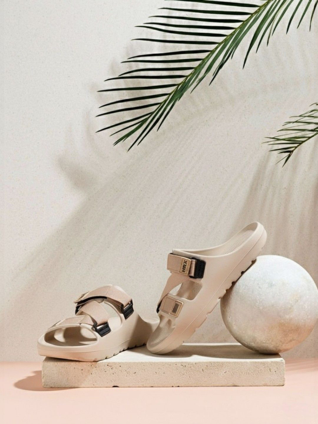 HRX by Hrithik Roshan Men Buckle Sliders