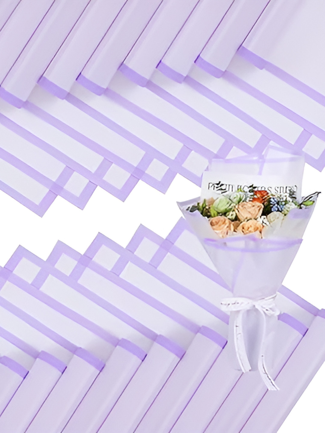 SAKSHAM Set Of 20 Lavender Flower Wrapping Home Gift Sets