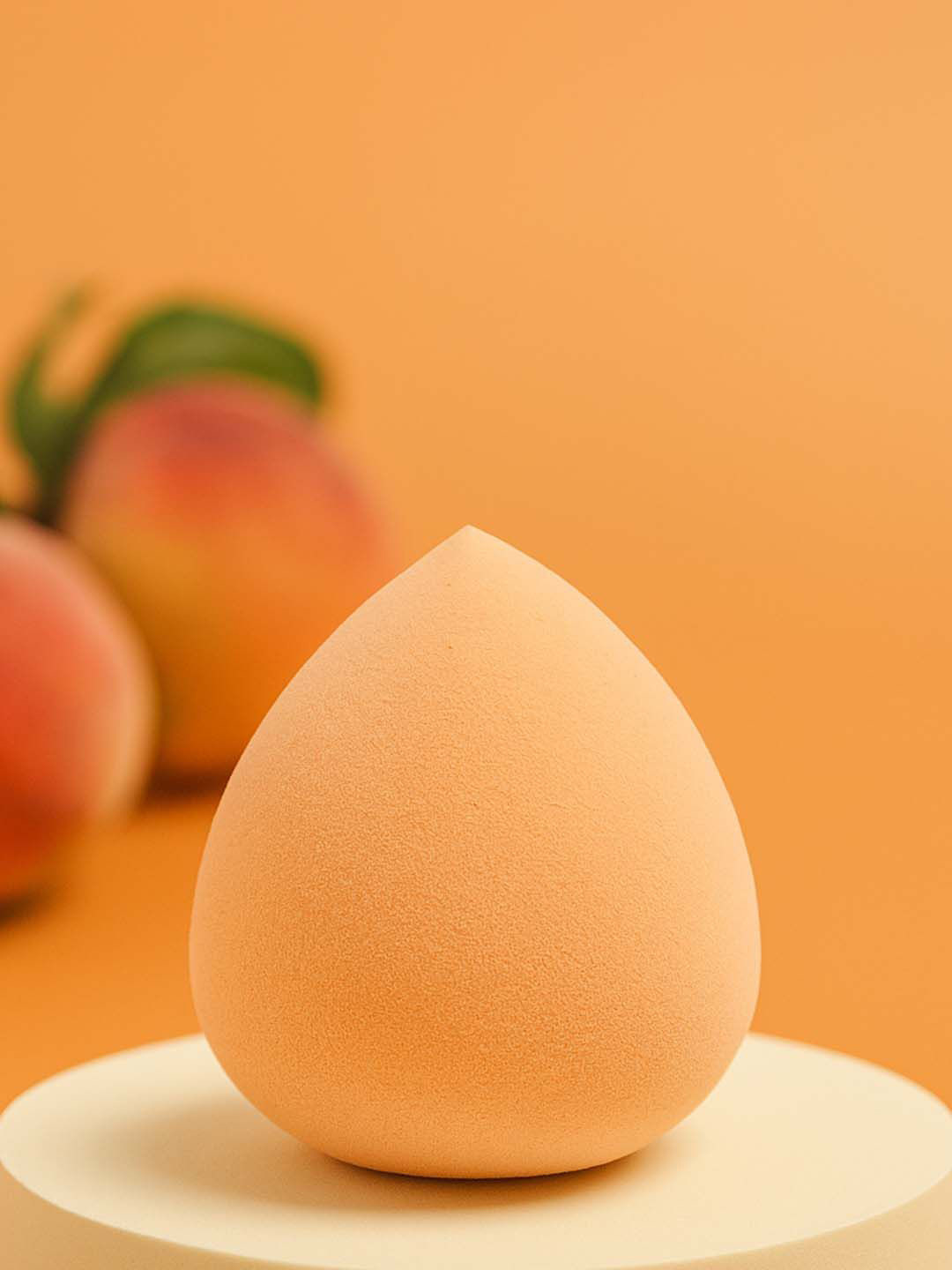 CUFFS N LASHES Peach Makeup Blender Puff