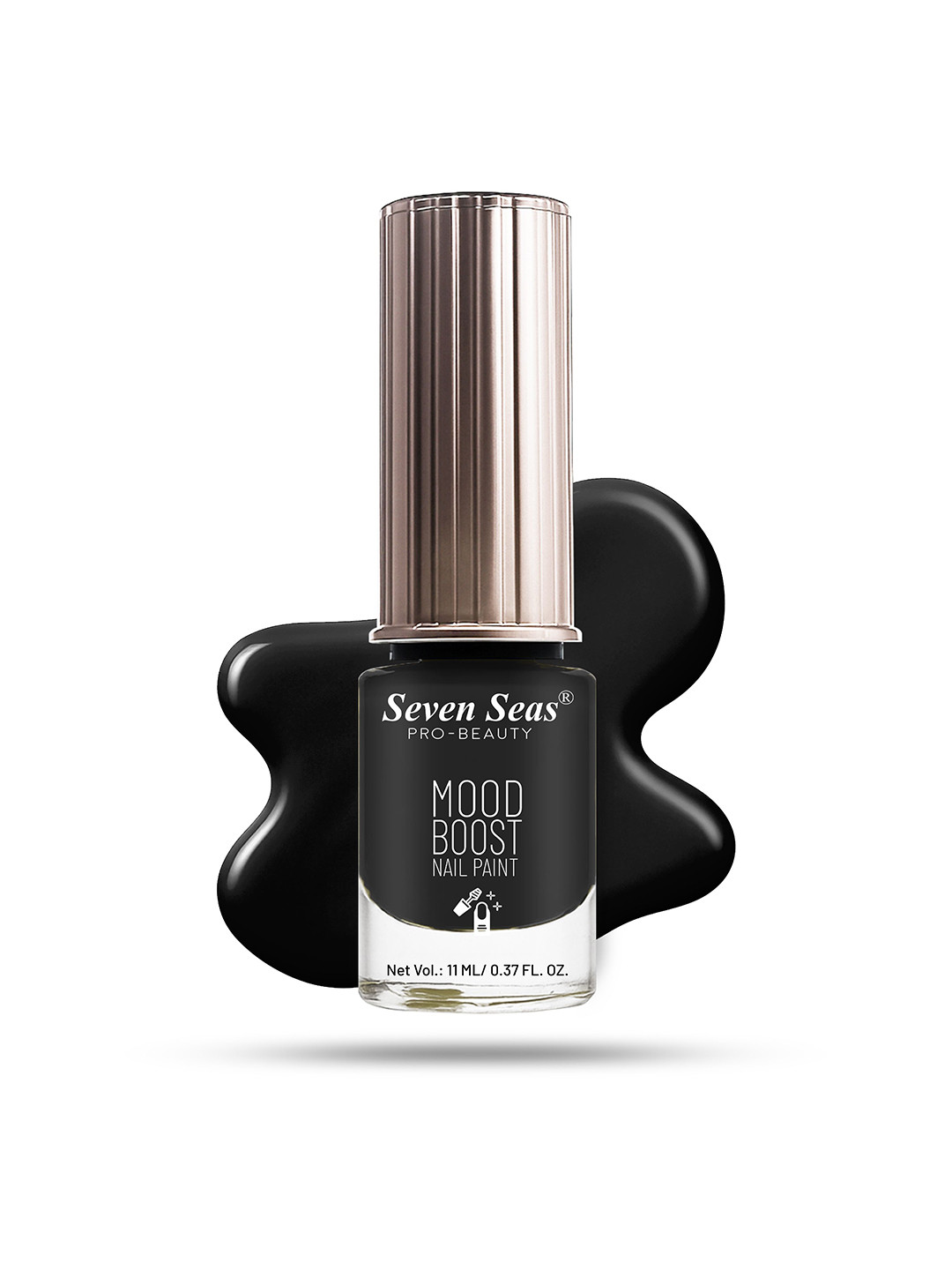 Seven Seas Mood Boost Long Lasting & Chip Resistant Nail Paint - 11 ml - Shade 09