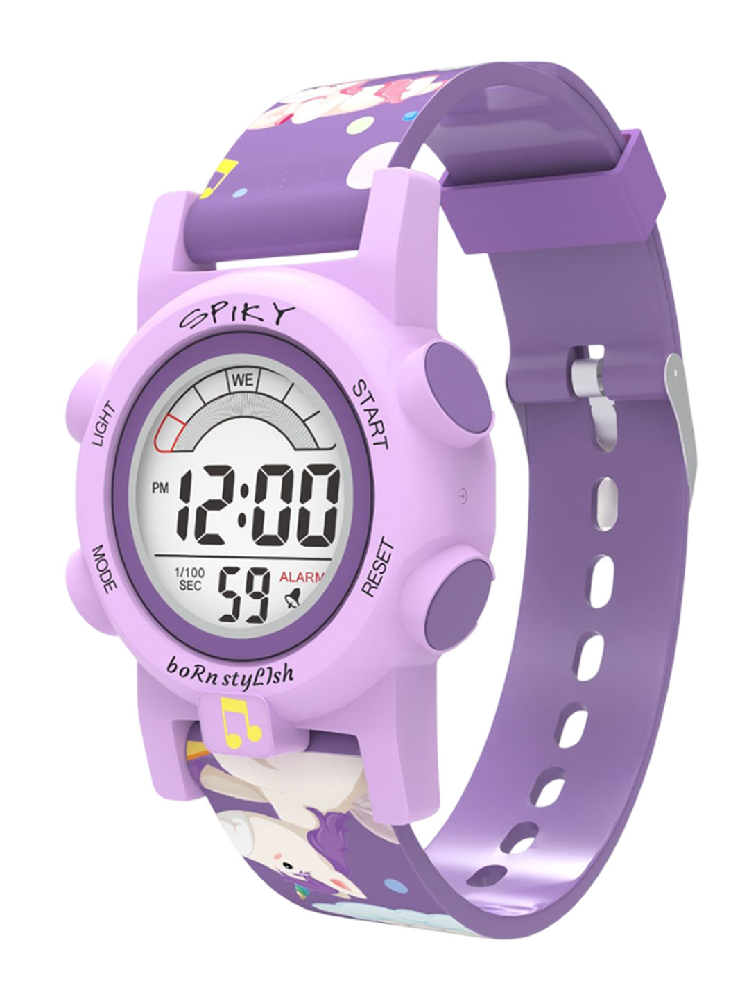 Spiky EVA41 Kids Digital Multi Function Automatic Watch SPKEVA41_C2_PUR