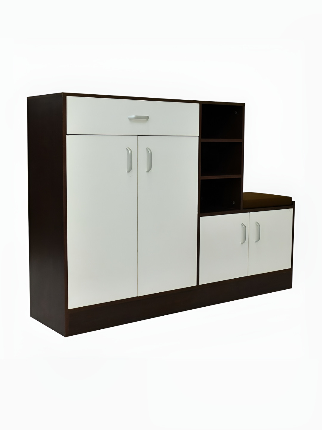 Outkraft Brown 11-Layers Engineered Wooden Shoe Rack