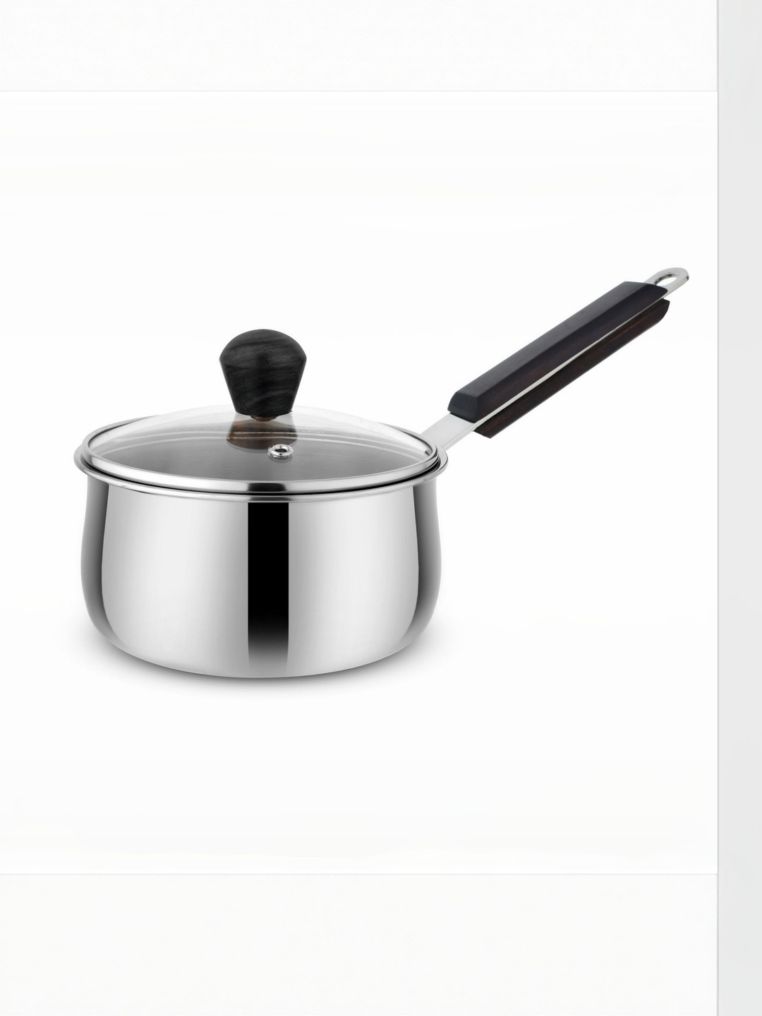 Prabha Silver Steel Sauce Pan
