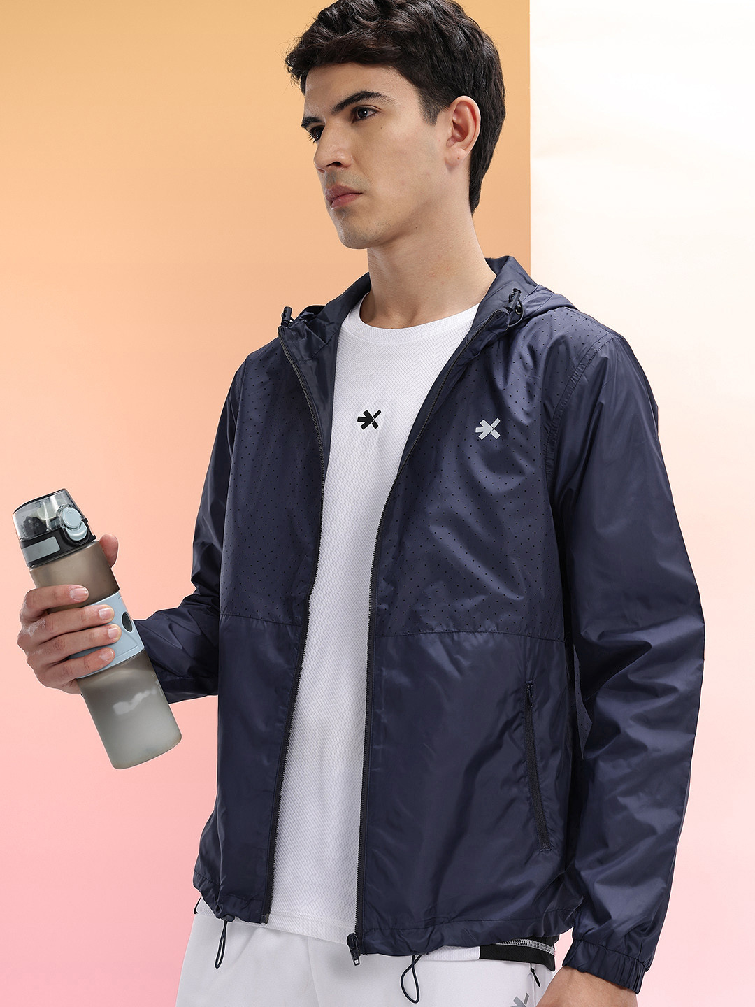 HRX by Hrithik Roshan Reflective Logo Running Jacket